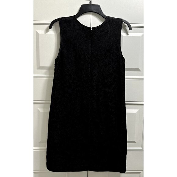 NWOT Theory Adraya Black Ivy Jacquard Shift Dress Size 2 - Picture 3 of 8